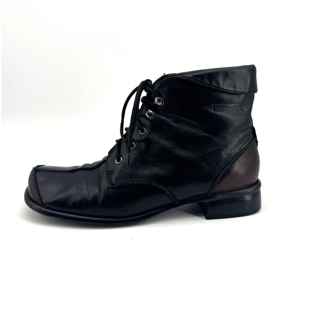 TAMARIS Boots Women's Size US Size 7.5 Leather Short Lace Up Witchy Gothic